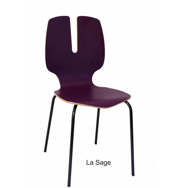chaise design designer tsé tsé PIKO Edition made in France fabriquée en france nouvelle aquitaine amusante couleur violette bois hêtre